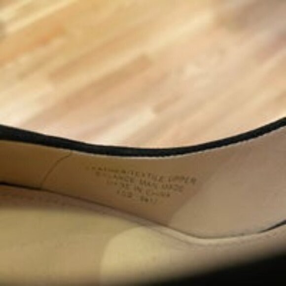 Enzo Angiolini black suede crystal platform heels size 8 event gala prom - Picture 4 of 7